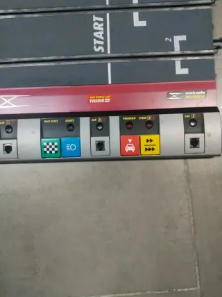 Scalextric central digital system y pista conexión