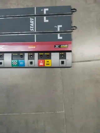 Scalextric central digital system y pista conexión