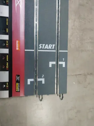 Scalextric central digital system y pista conexión