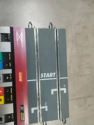 Scalextric central digital system y pista conexión