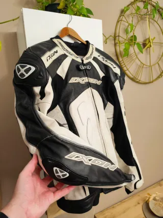 Chaqueta Moto Cuero IXON Talla 56 Racing