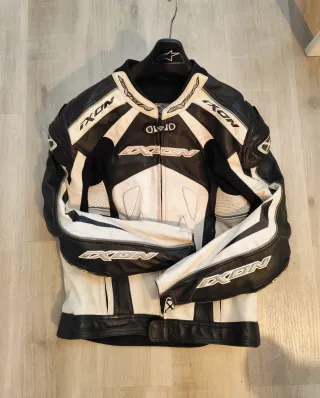 Chaqueta Moto Cuero IXON Talla 56 Racing