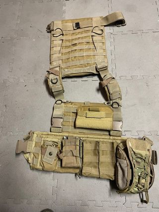 Gilet tattico Plate Carrier Coyote