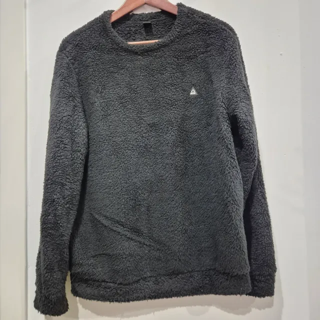 Sudadera peluda negra