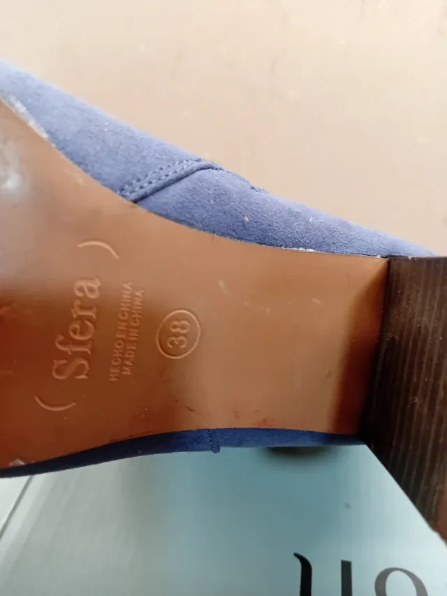 Botín azul de Sfera talla 38