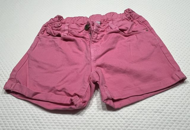 Zara Pantalón Corto Rosa Niña T. 9-10