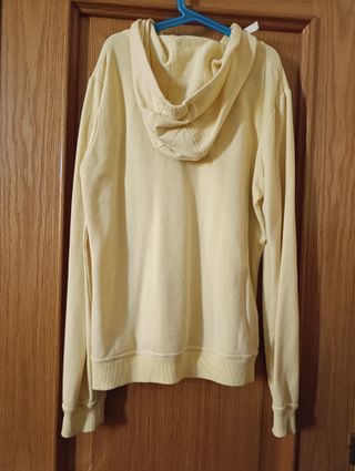 Sudadera Domyos amarilla con mensaje