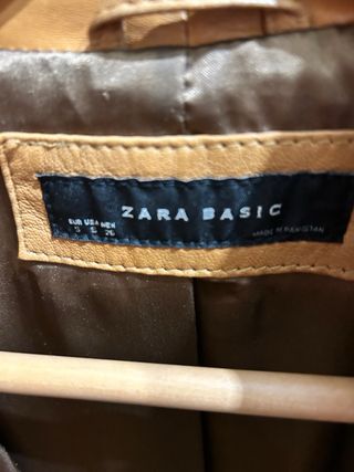 Chaqueta Piel Safari Camel