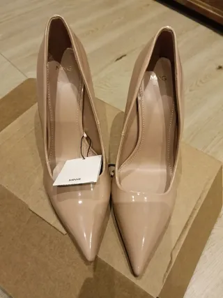 Zapatos de tacón Nude Talla 40 Sin Estrenar