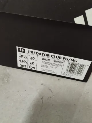 Botas Adidas Predator Club L FG/MG 44'5