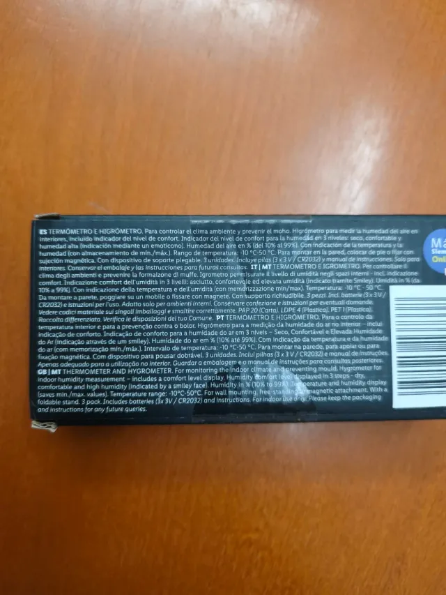 Termómetro e Higrómetro AURIOL (3 uds)