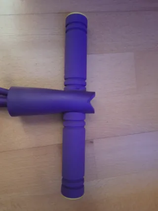 Banda elástica fitness morada