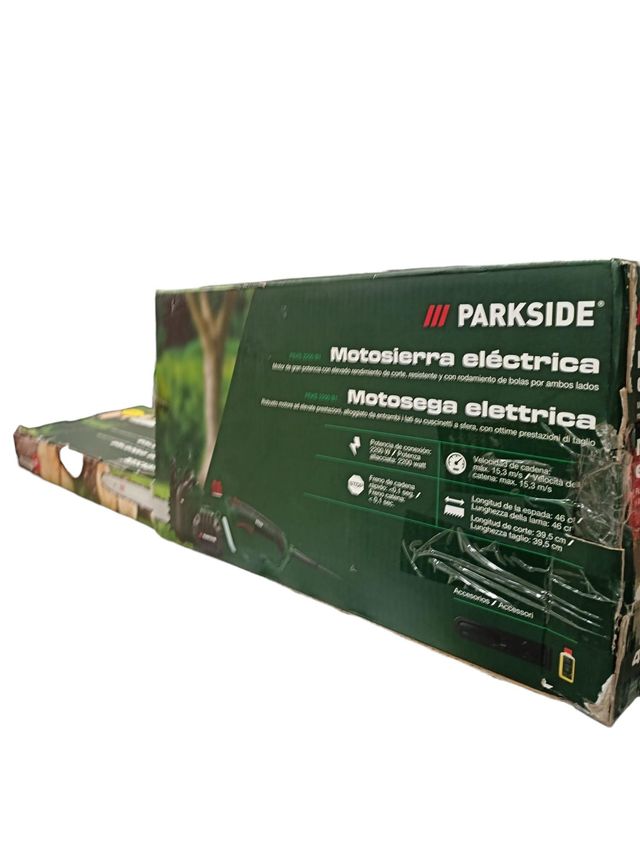 MOTOSIERRA ELÉTRICA PARKSIDE PEKS2200B1 2200W + CAJA *A ESTRENAR