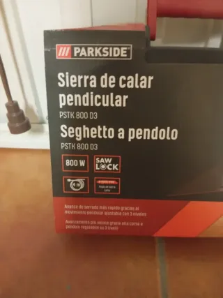 Sierra caladora  Parkside PSTK 800 D3 con laser