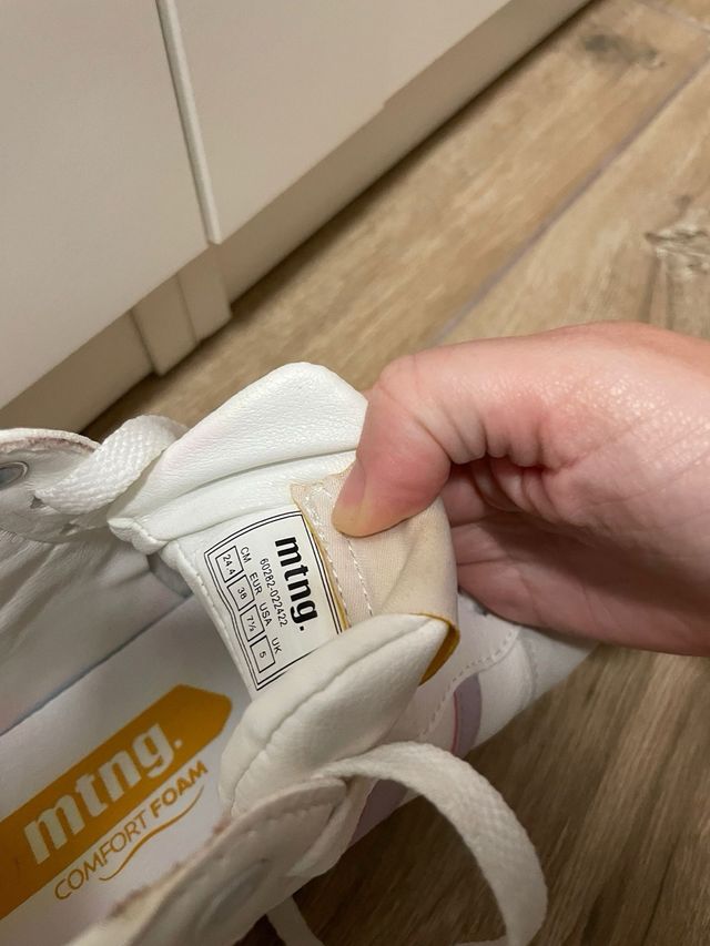 Zapatillas MTNG Mujer Talla 38