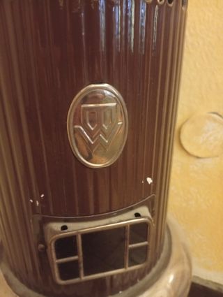 Estufa Salamandra Metálica Marrón