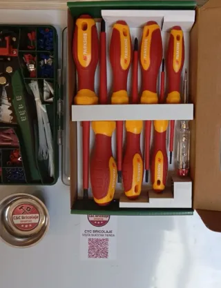 herramientas eléctricista Parkside con regalo