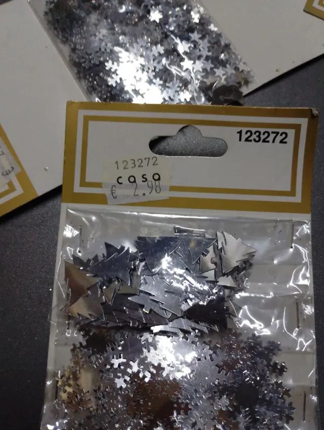 Confetes de Natal Figuras Variadas