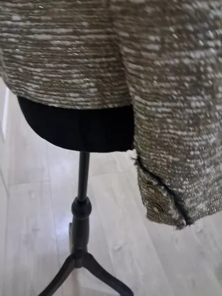 Blazer Mujer Dorado negro