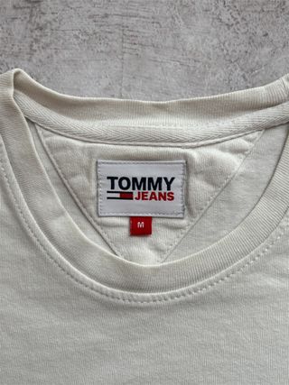 T-shirt Tommy Hilfiger Uomo M Bianco Panna