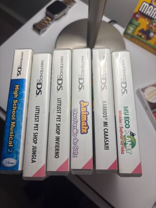 Lote 6 Juegos Nintendo DS Infantiles