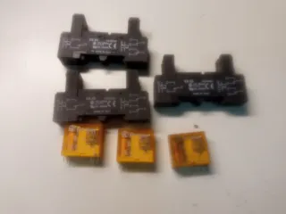 Zócalos para relés