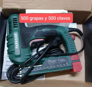 Pistola y grapadora y clavadora Parkside nuevo
