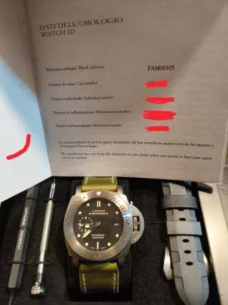 Panerai PAM 305 Full Set