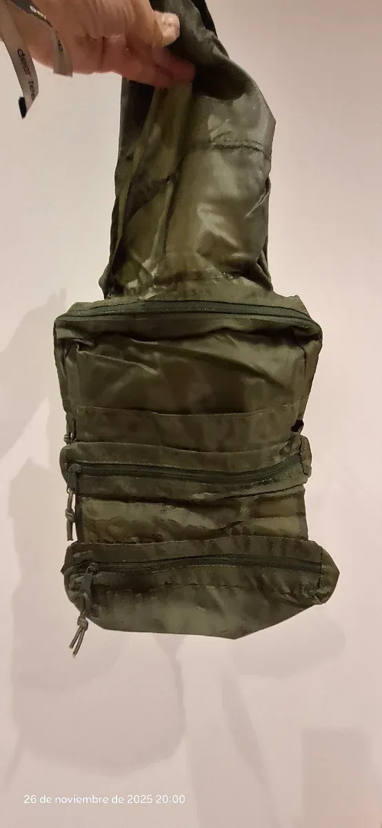 Bolso tecido impermeável verde