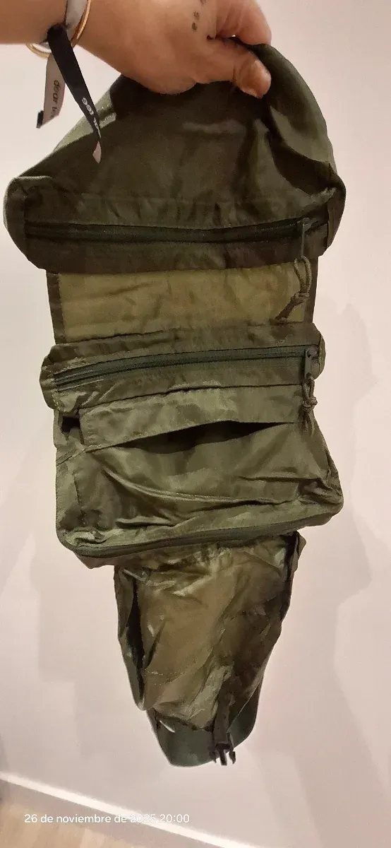 Bolso tecido impermeável verde