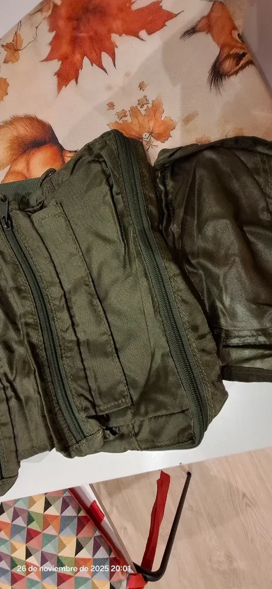 Bolso tecido impermeável verde