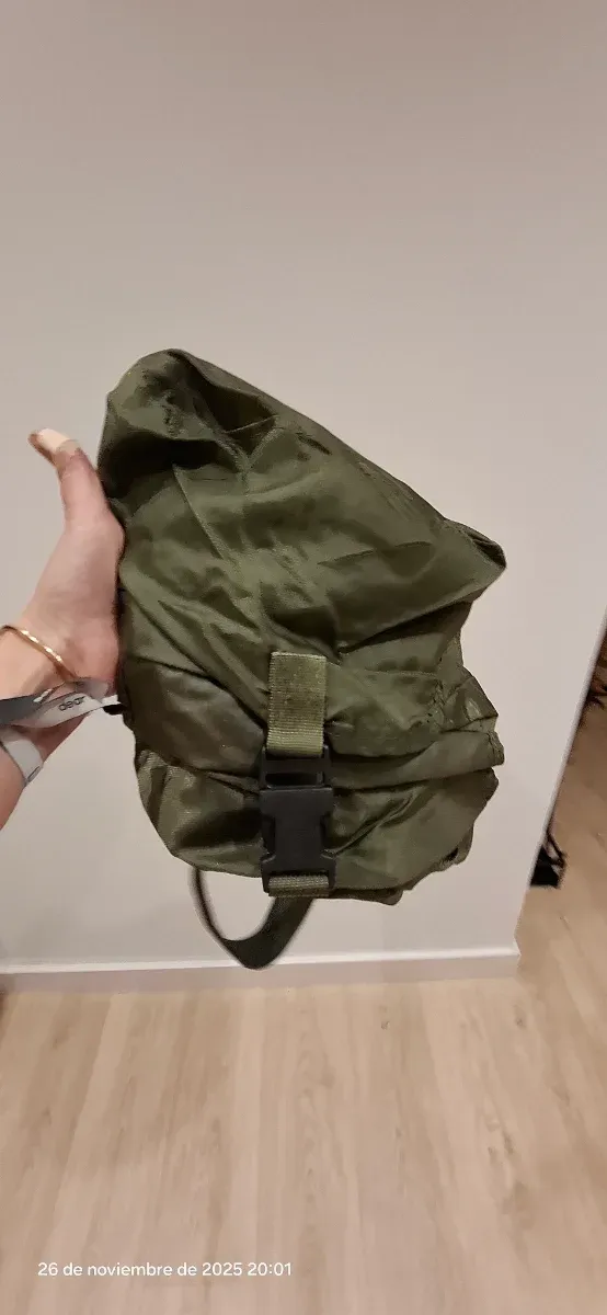 Bolso tecido impermeável verde