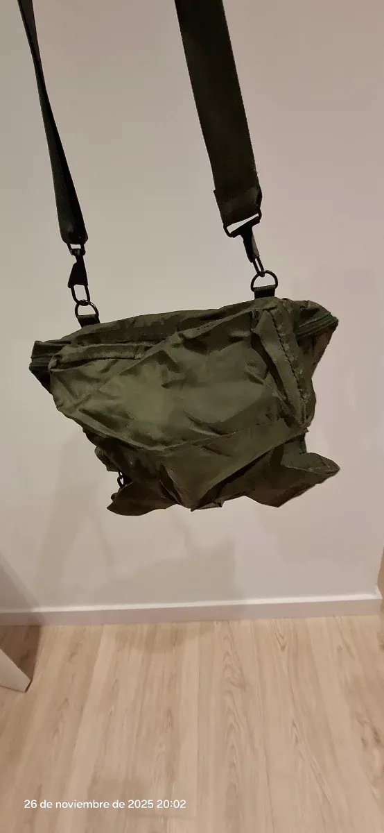 Bolso tecido impermeável verde