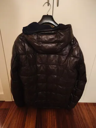 Chaqueta Piel Doble Cara Hombre Marrón