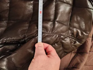 Chaqueta Piel Doble Cara Hombre Marrón