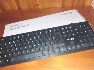 Teclado Victsing Negro Wired
