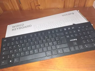 Teclado Victsing Negro Wired