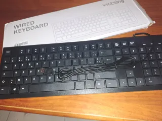 Teclado Victsing Negro Wired