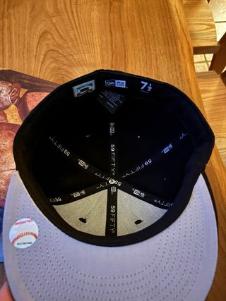 Gorra New Era NY Negra Talla 7 1/2