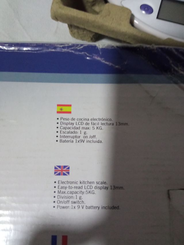 Báscula Cocina Orbegozo PC-2225