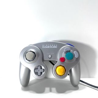 Nintendo GameCube Argento Con Controller Cavi