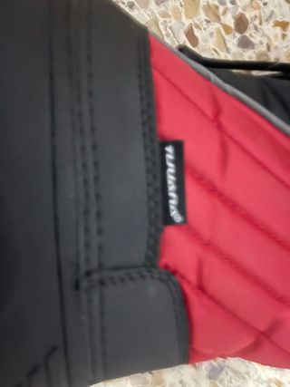 Botas de Nieve Niños Negras y Rojas