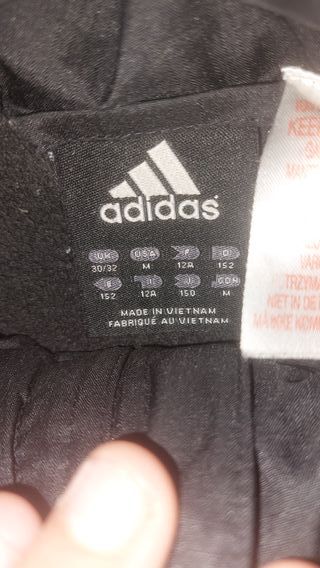 Chaqueta Adidas Negra y Naranja