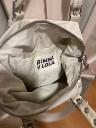 Bolso Bimba y Lola color piedra/crudo