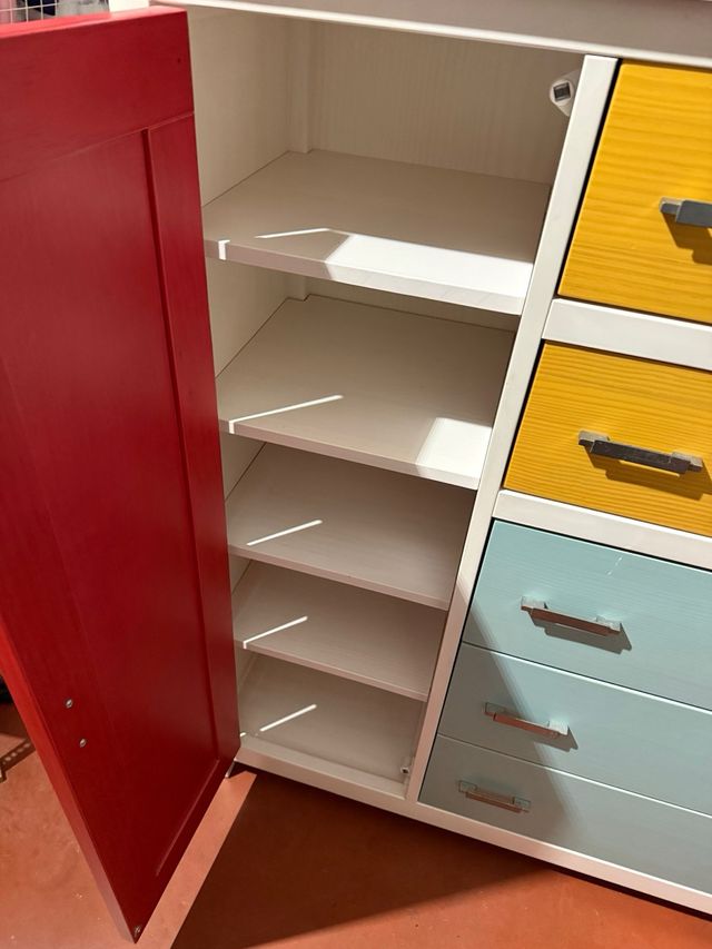 Cajonera de madera y metal PRECIOSA