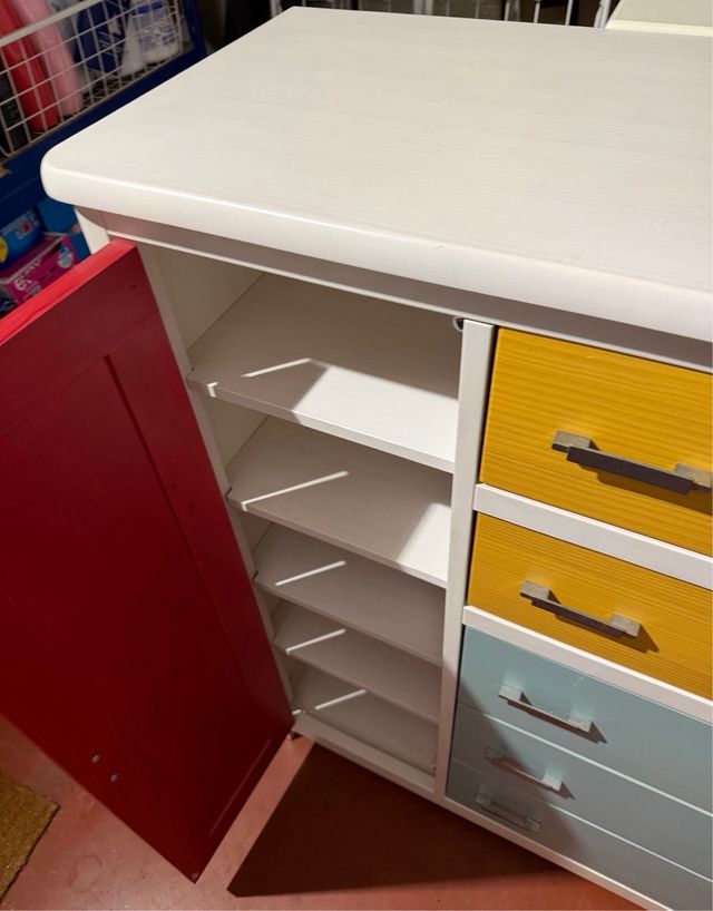 Cajonera de madera y metal PRECIOSA