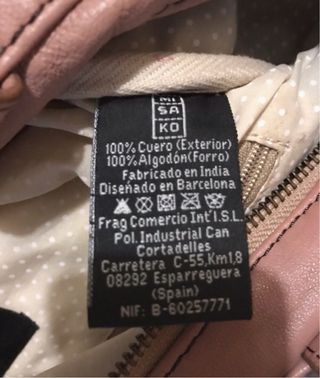 Bolso Piel Misako Rosa