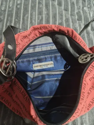 Bolso Emporio Armani Rojo y Negro