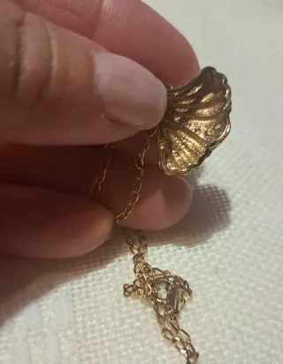 Colgante de plata chapado en oro