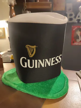 Gorro San Patricio Guinness Negro y Verde